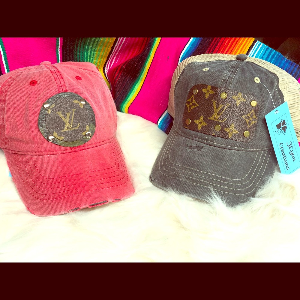 Upcycled Authentic Louis Vuitton cap